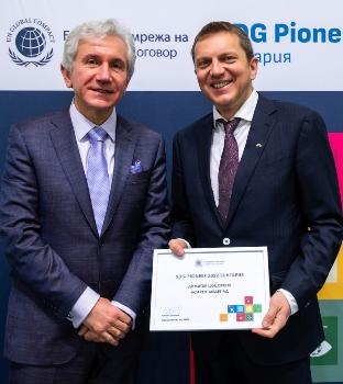 Димитър Цоцорков е първият носител на приза  „SDG Пионерите" за БГ